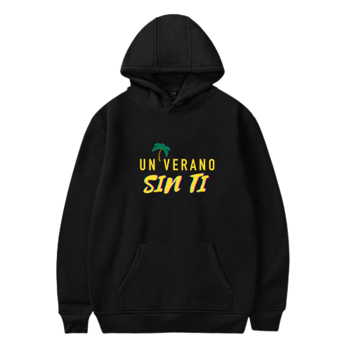 Un Verano Sin Ti Palm Tree Hoodie Black
