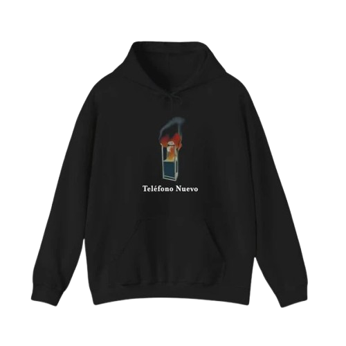 Burning Telephone Tour Dates Hoodie Black