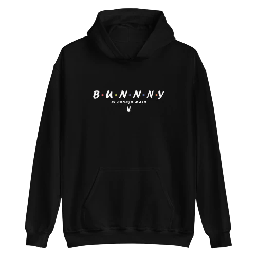 El Conejo Malo Hoodie Black