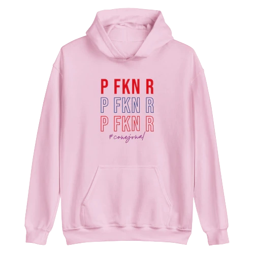 P FKN R (Bad Bunny) Hoodie Pink