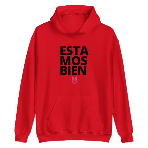 Estamos Bien Hoodie Red