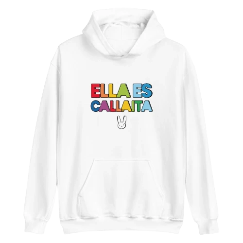 Ella Es Callaita Hoodie White