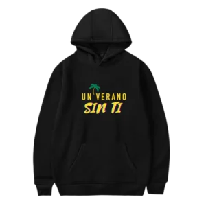 Un Verano Sin Ti Palm Tree Hoodie Black