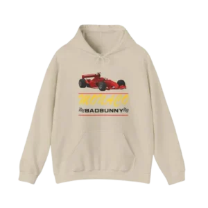 Monaco Race Car Tour Dates Hoodie Natural
