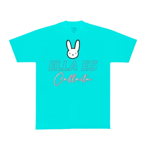 Ella Es Callaita T-Shirt Cyan