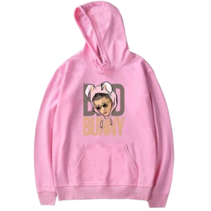 Face Printed Hoodie Grey