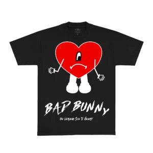 Un Verano Sin Ti Heart T-Shirt Black