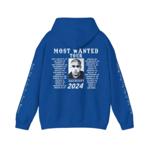 Signature Mugshot Tour Dates Hoodie Blue