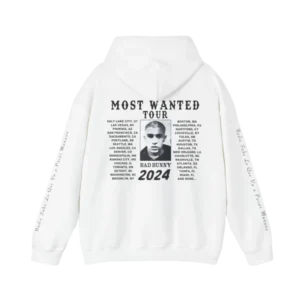 Signature Mugshot Tour Dates Hoodie White