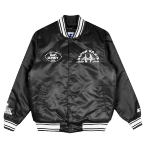BLACK STARTER JACKET