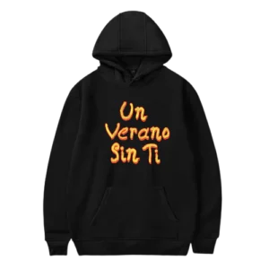 Un Verano Sin Ti Logo Hoodie Black