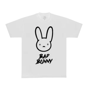 Bad Bunny White Logo T-Shirt