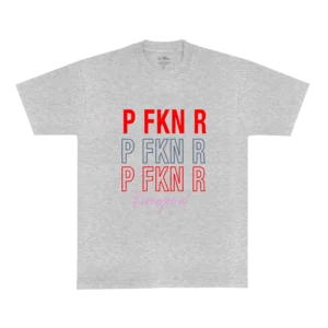P FKN R (Bad Bunny) T-Shirt Grey