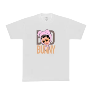 Face Printed T-Shirt White