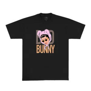 Face Printed T-Shirt Black