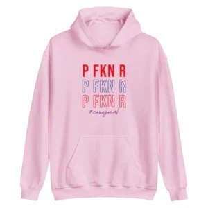 P FKN R (Bad Bunny) Hoodie Pink