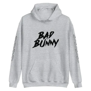 Bad Bunny Hoodie Grey