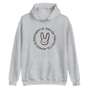 Es Redondo La Vida Da Hoodie Grey