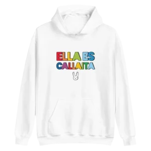 Ella Es Callaita Hoodie White