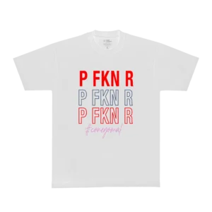 P FKN R (Bad Bunny) T-Shirt White