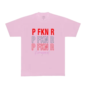 P FKN R (Bad Bunny) T-Shirt Pink