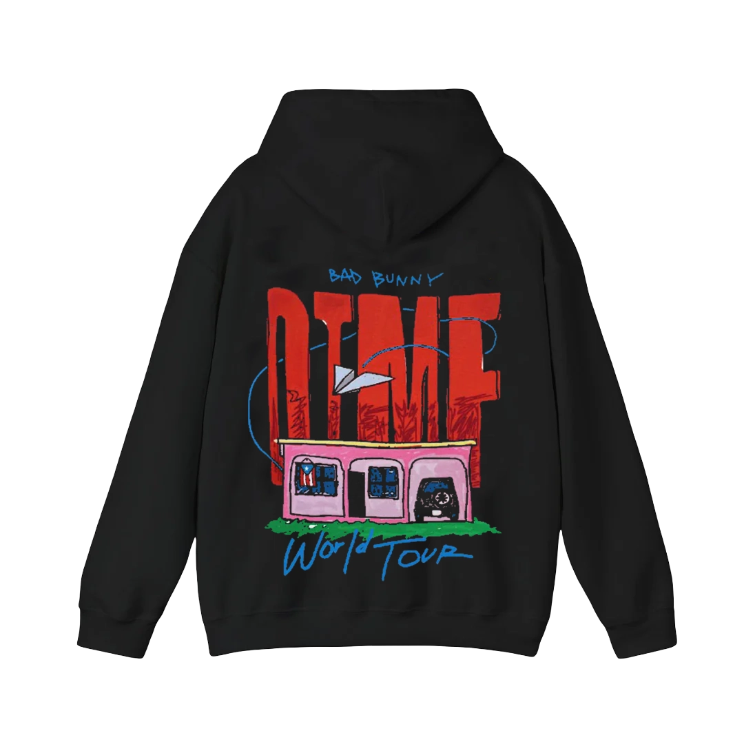DTMF Tour Merch – World Tour Black Graphic Hoodie