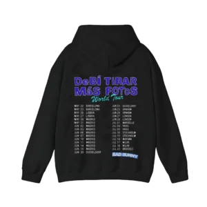 DTMF Tour Merch – World Tour Plátano Black Hoodie