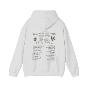 Alternative view of DTMF Tour Merch – World Tour Jeep White Hoodie