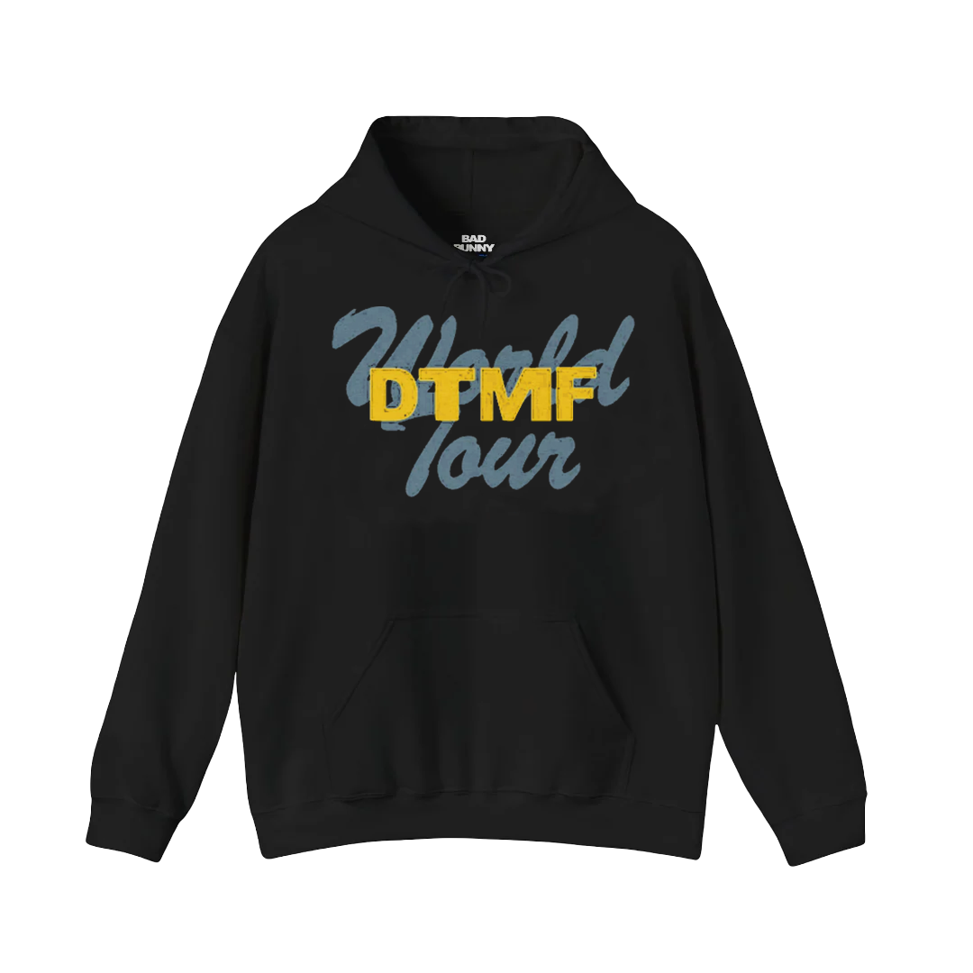 DTMF Tour Merch – World Tour Chairs Black Hoodie