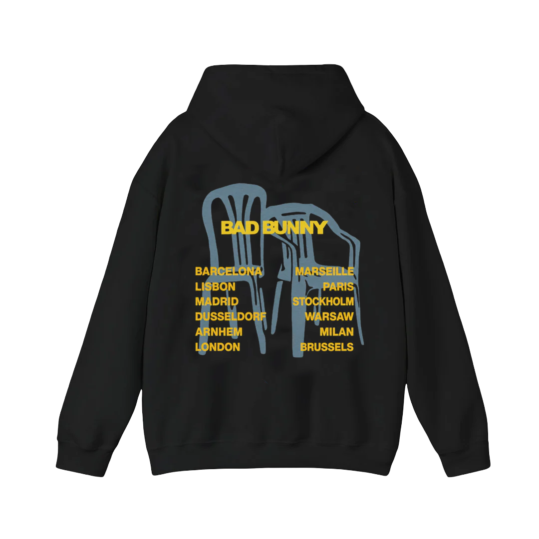 DTMF Tour Merch – World Tour Chairs Black Hoodie - Image 2
