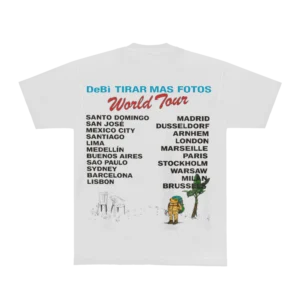 Alternative view of DTMF Tour Merch – World Tour White Tee