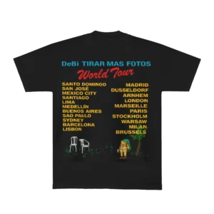 Alternative view of DTMF Tour Merch – World Tour Black Tee