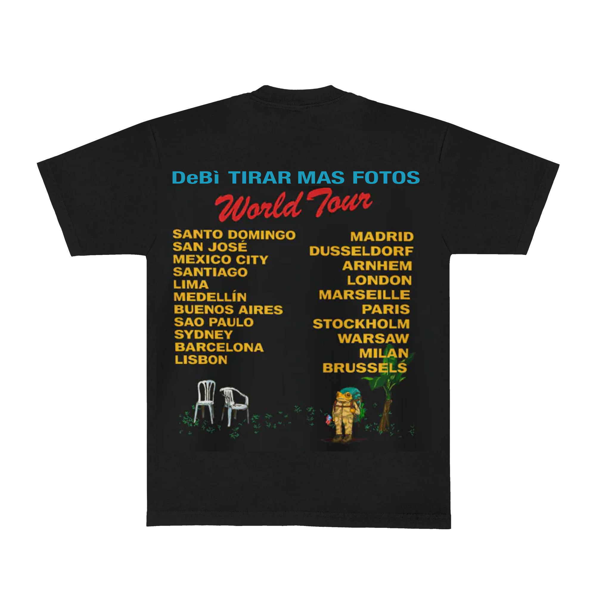 DTMF Tour Merch – World Tour Black Tee - Image 2