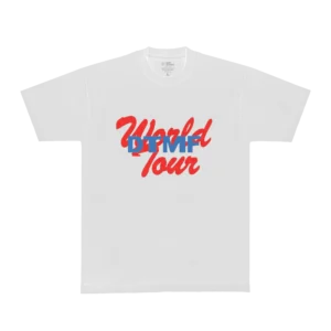 DTMF Tour Merch - World Tour Chairs White Tee
