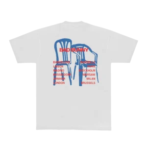 Alternative view of DTMF Tour Merch - World Tour Chairs White Tee